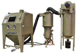 cabina de sandblasting